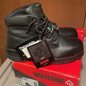 Wolverine Harrison Mens Size 9.5 , 6” Steel Toe Work Boots